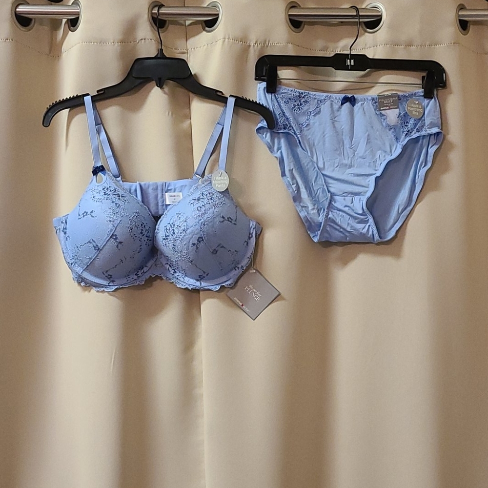 Sky Blue Bra and Panty Set